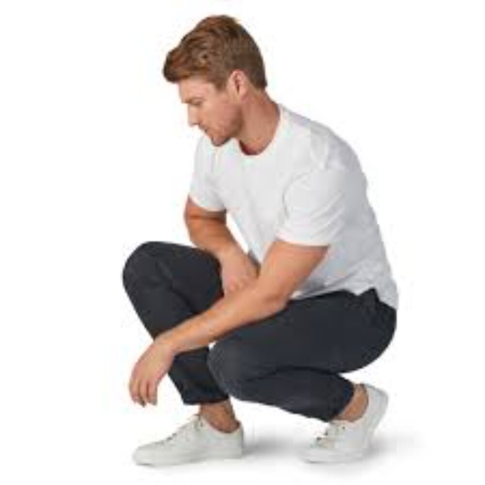 BRAND NEW WITH TAGS - PERK FEEL GOOD CHINOS - 33/32  RIVERSIDE BLUE - SLIM FIT